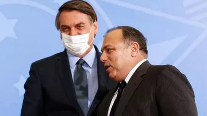 Jair Bolsonaro e Eduardo Pazuello